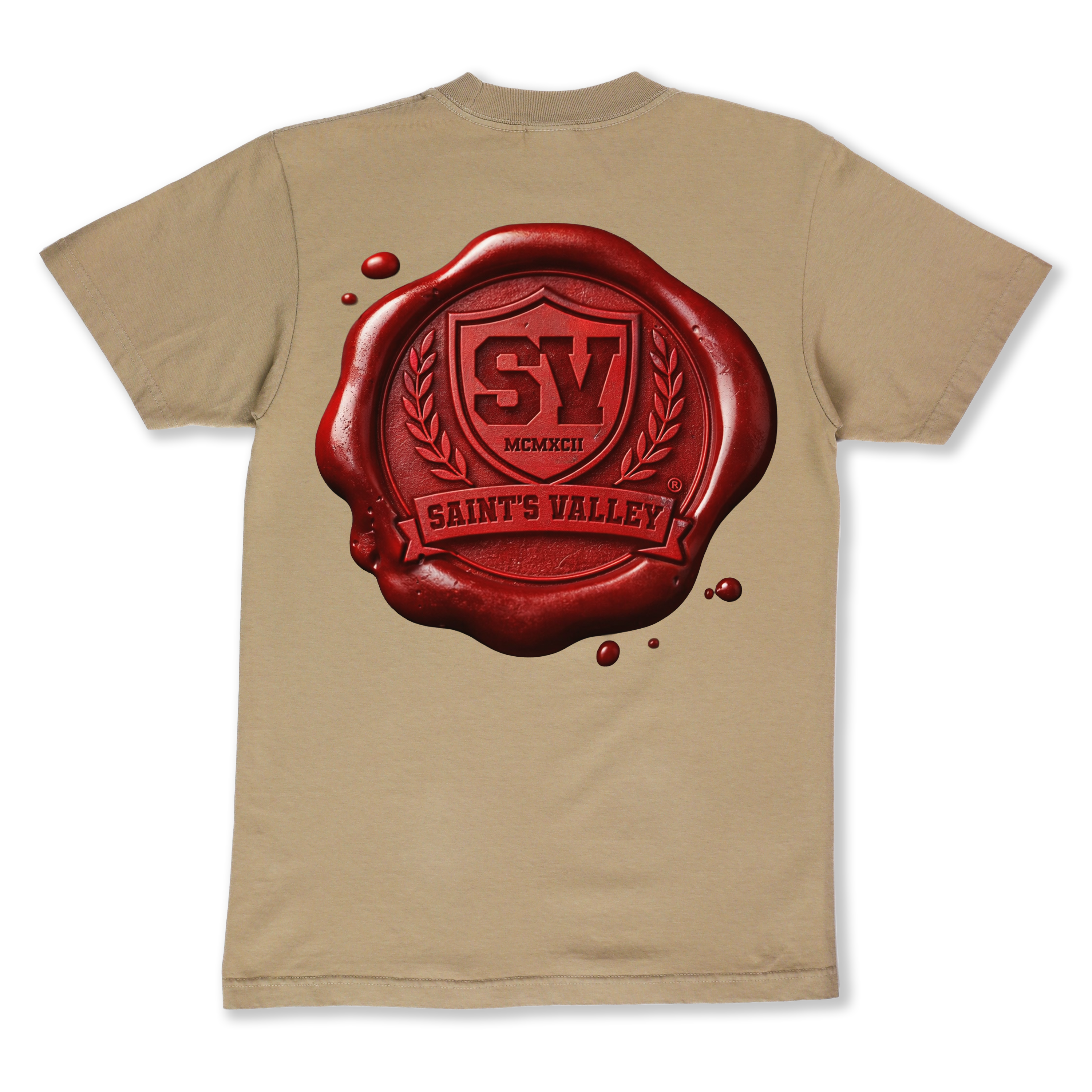 WAX SEAL TEE - SAND