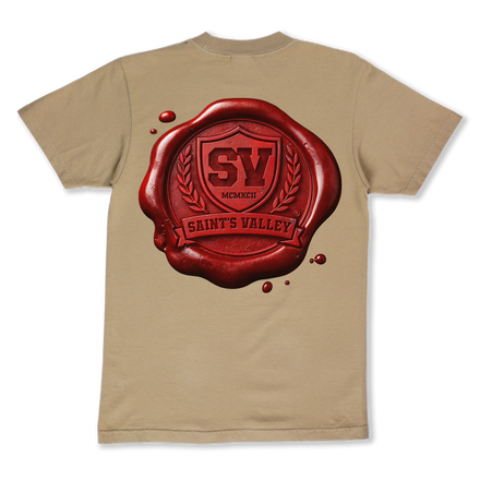 WAX SEAL TEE - SAND