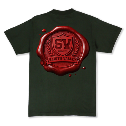 WAX SEAL TEE - SEAWEED